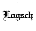 Familienname Logsch mit alten Schriftzeichen